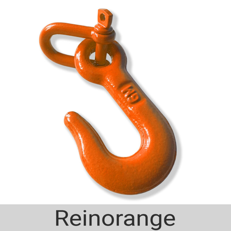 Haken für LeTOMA Seilgarderobe in der Farbe Reinorange, Orange