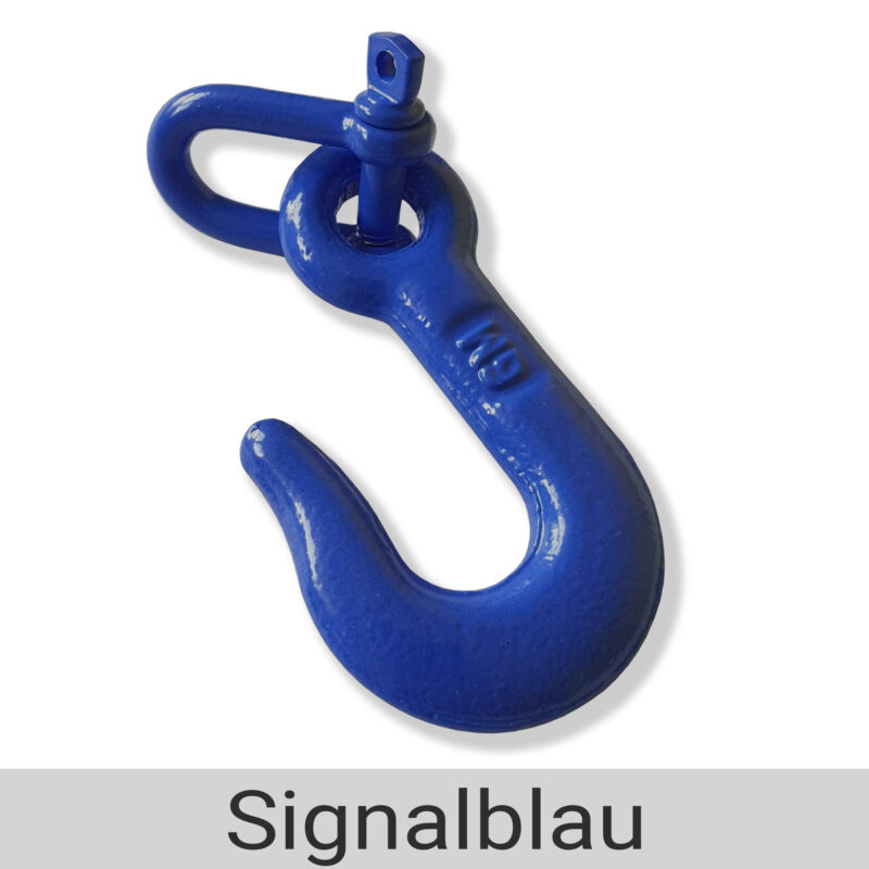 Haken für LeTOMA Seilgarderobe in der Farbe Signalblau, Blau