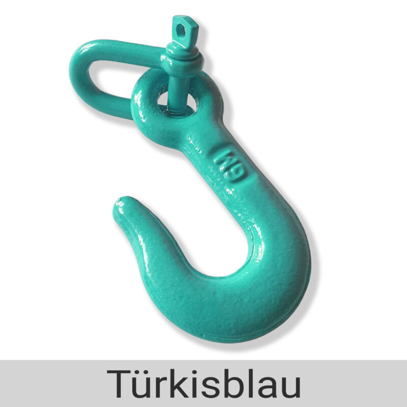 Haken für LeTOMA Seilgarderobe in der Farbe Türkisblau, Türkis